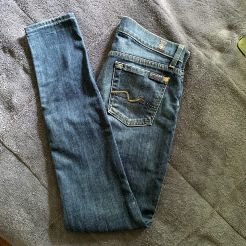 7 For All Mankind Skinny Jeans - Picture 3 of 6